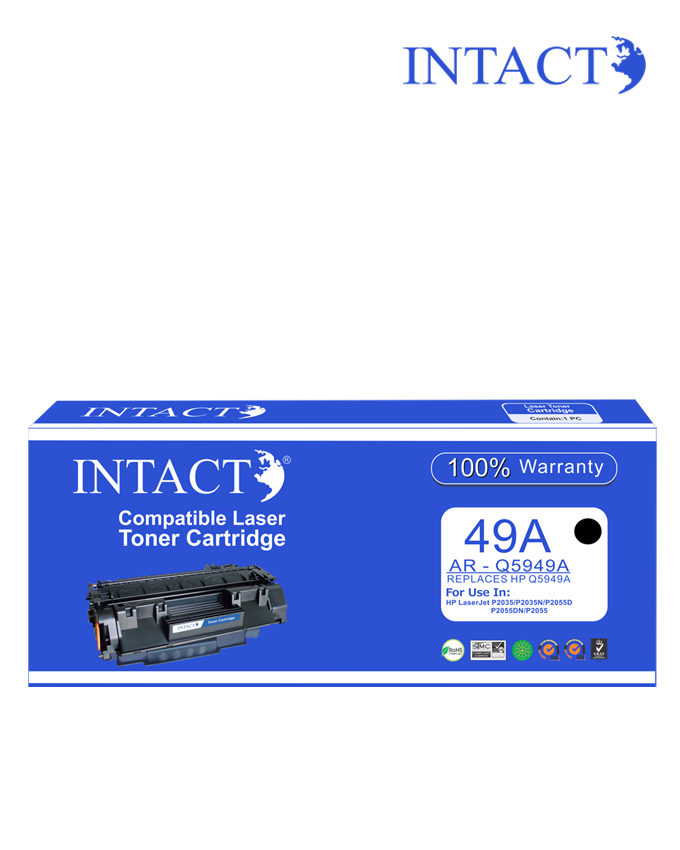 Intact Compatible with HP 49A (AR-Q5949A) Black